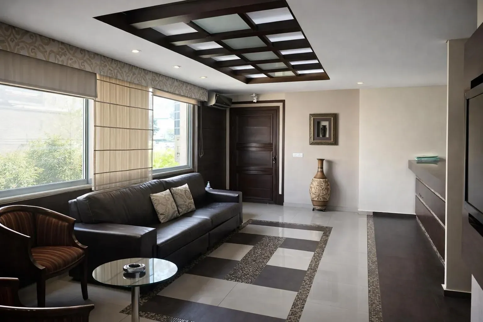 Reception lounge at Azzi Law Firm's office